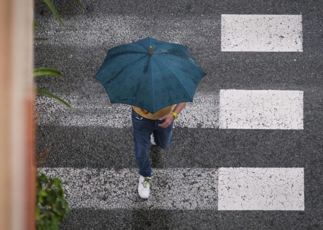 La lluvia no da tregua y la Aemet activa avisos amarillos en cuatro comunidades