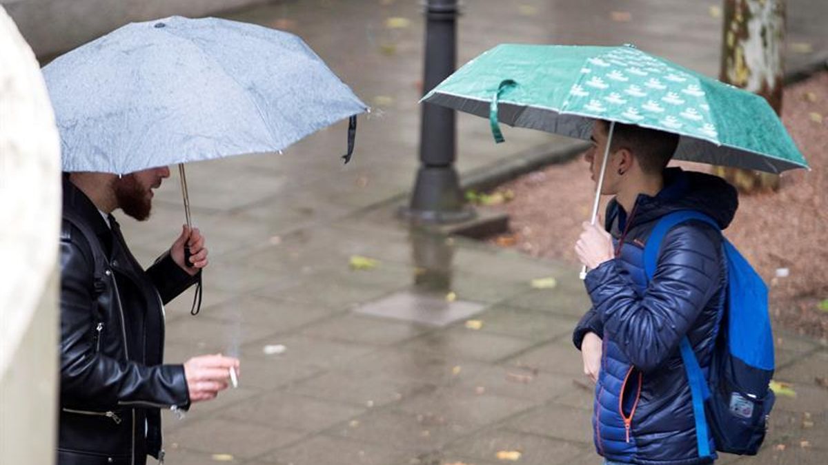 Las lluvias serán protagonistas de un fin de semana con temperaturas suaves