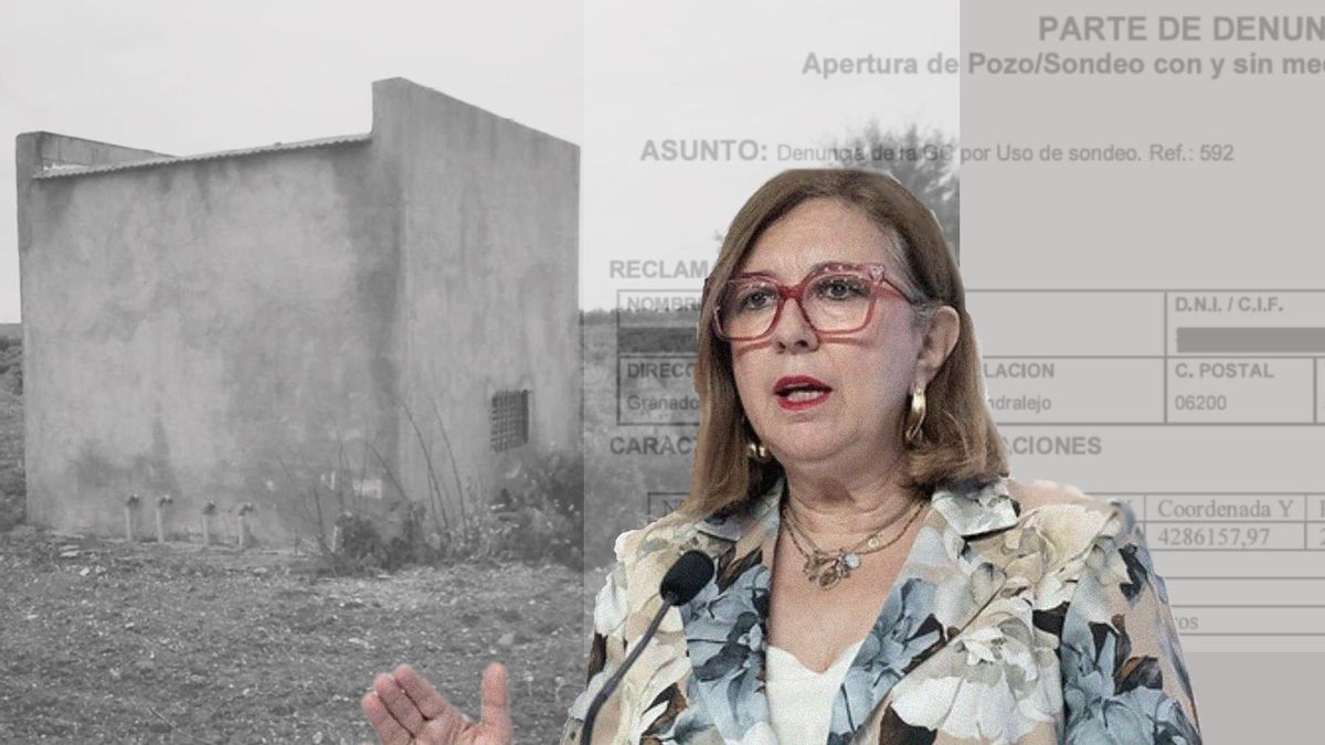 La consejera extremeña de Agricultura, obligada a echar abajo el pozo ilegal de su parcela