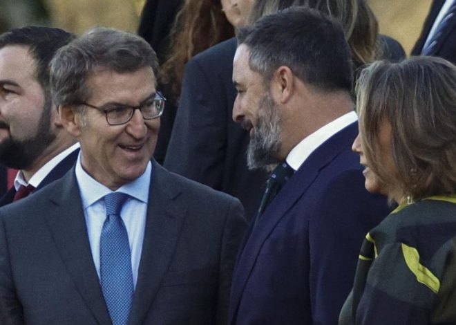 Feijóo: «A Vox se le está yendo la pinza con el PSOE»