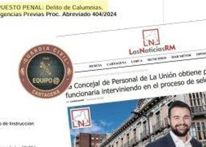 El PSOE de Murcia acusa a varios medios de «manipular» informes de la Guardia Civil para fabricar bulos en su contra