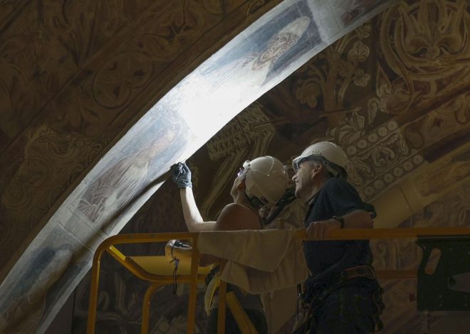 El MNAC considera «falsos» los datos de los técnicos de Aragón sobre las filtraciones en los murales de Sijena