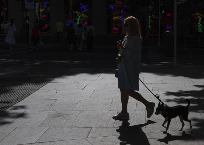 La semana arranca con cielos nubosos y lluvias débiles en la Comunidad de Madrid