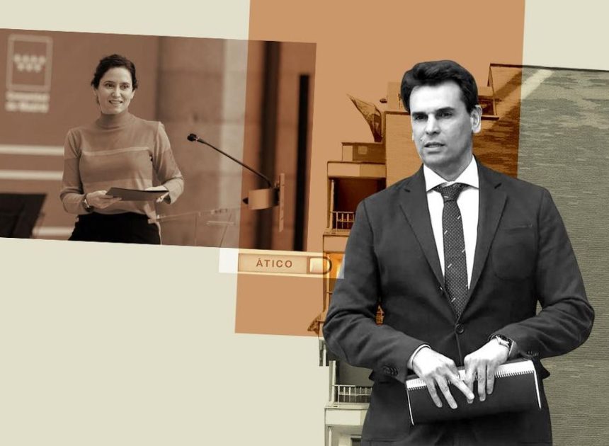 La pareja de Ayuso compra el ático de lujo que hay encima de la casa donde viven y por el que pagaba 5.000 euros de alquiler