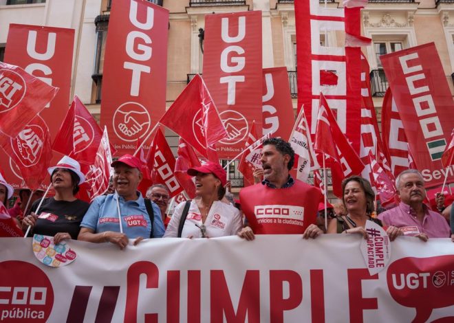 UGT da por buena la subida salarial del 11% en cuatro años para los funcionarios propuesta por el Gobierno