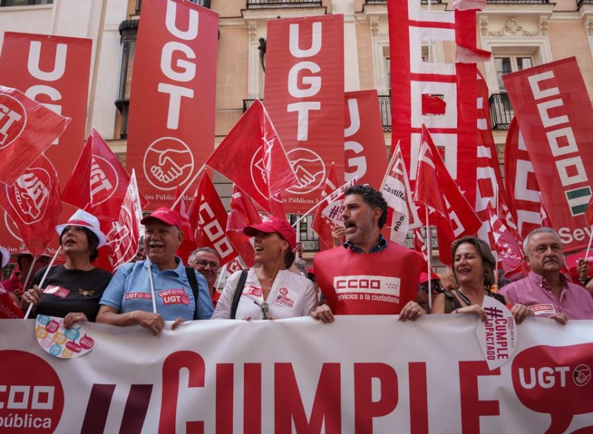 UGT da por buena la subida salarial del 11% en cuatro años para los funcionarios propuesta por el Gobierno