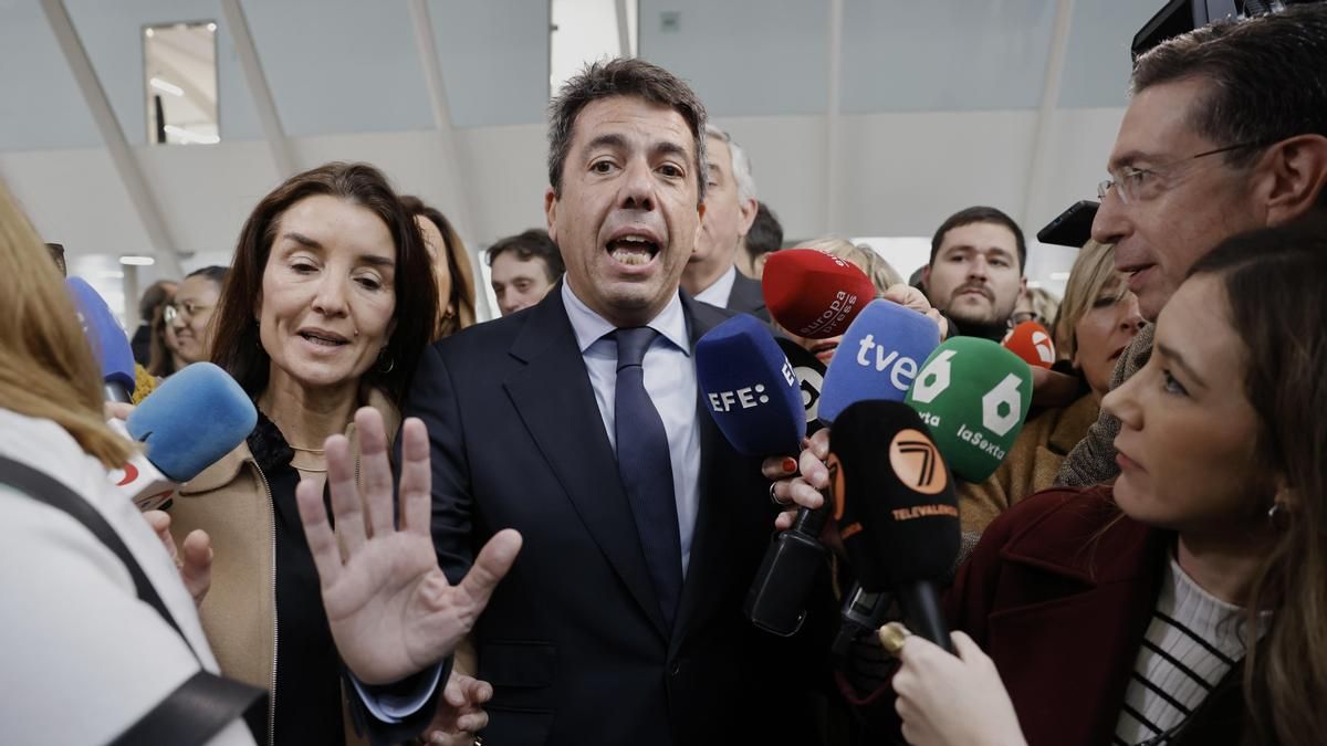 Mazón pide declarar en la comisión de investigación de la dana en las Corts el 11 de noviembre