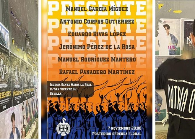 Falange anuncia un acto de exaltación fascista en una iglesia de Sevilla