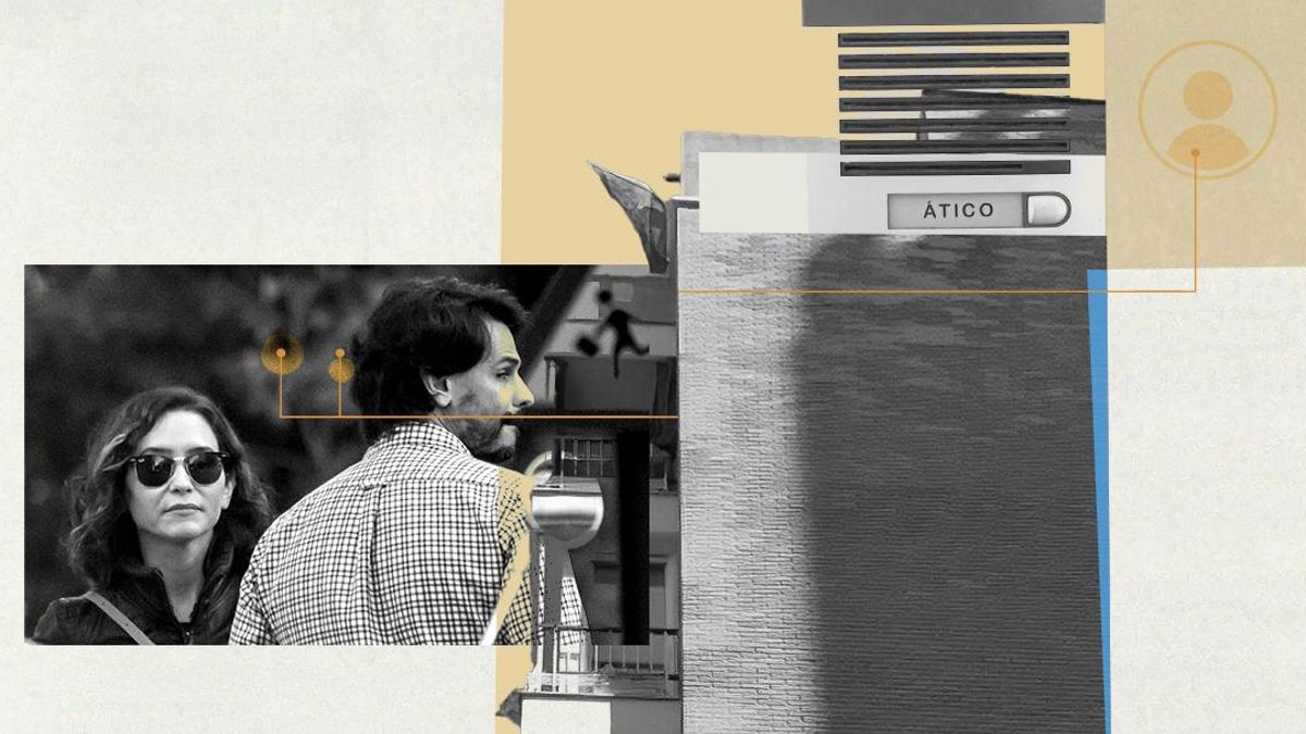 Ayuso escapa de la crisis de la vivienda en Madrid y se asienta en un piso y un ático que paga un procesado por fraude fiscal