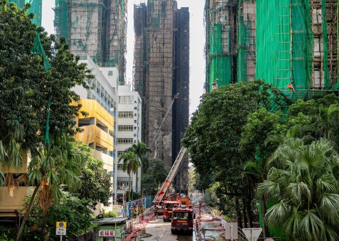 Hong Kong localiza ilesos a 144 de los desaparecidos del espectacular incendio, pero aún hay 150 personas por localizar