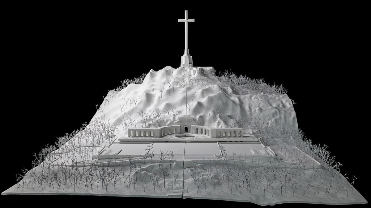 Un patio circular como «espacio de acogida» frente al eje «autoritario»: los detalles del proyecto para Cuelgamuros