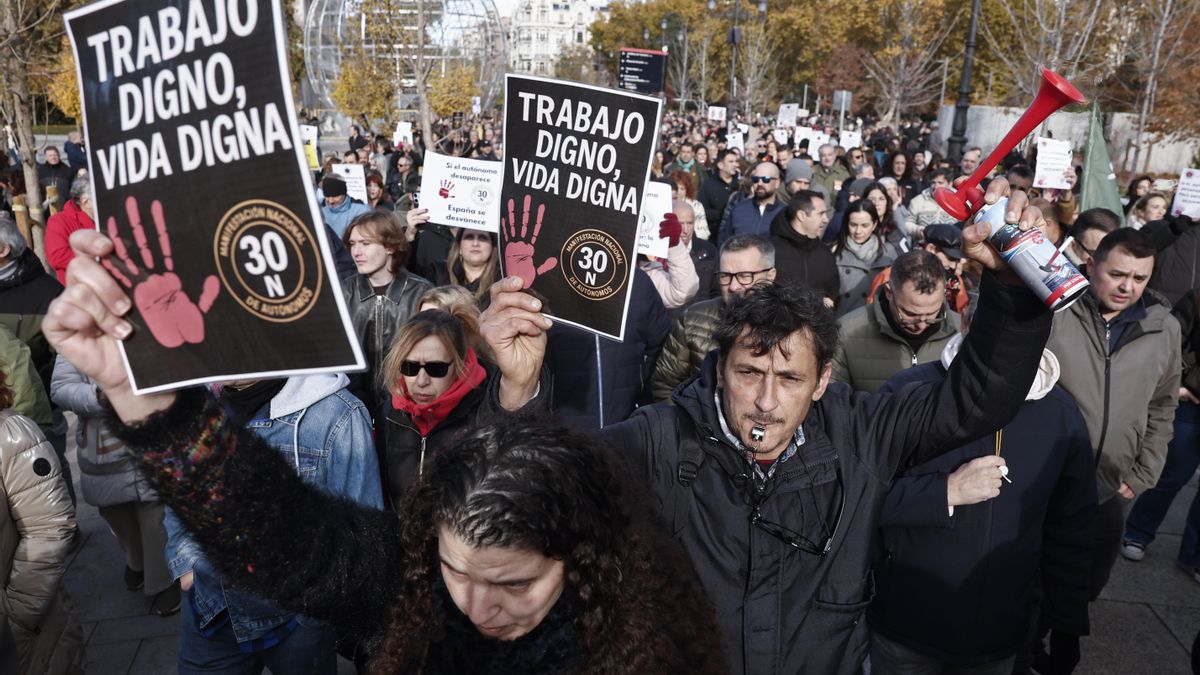 Los autónomos denuncian la «injusticia» que viven: «Nos exprimen como limones, ya no podemos más»