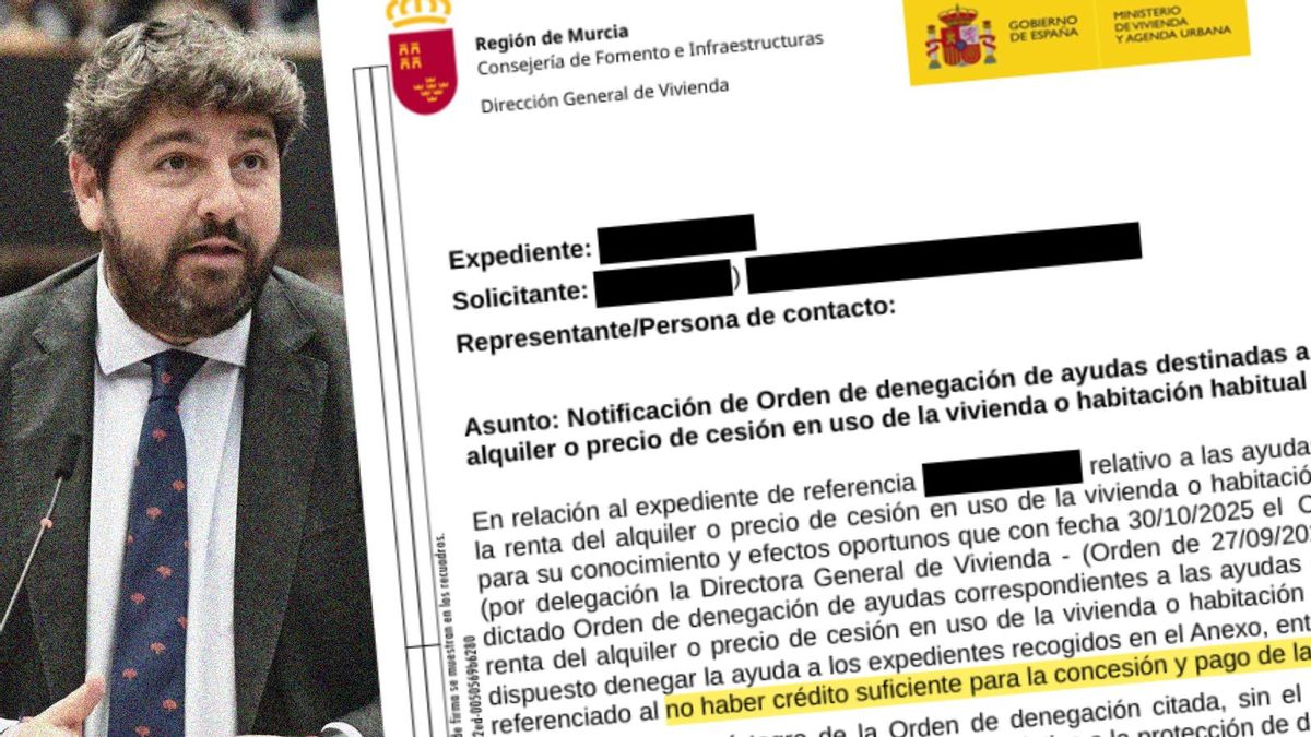 Murcia deniega las ayudas al alquiler para jóvenes por falta de fondos:  “¿En qué se han gastado el presupuesto?»