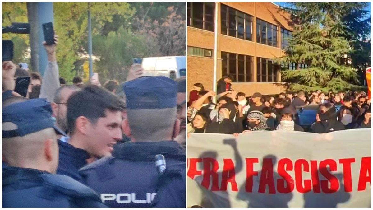 Vito Quiles agita la Facultad de Políticas de la Complutense de Madrid en un nuevo acto sin autorización