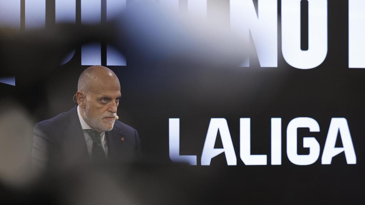 El TAD abre expediente a Tebas por divulgar información confidencial del FC Barcelona