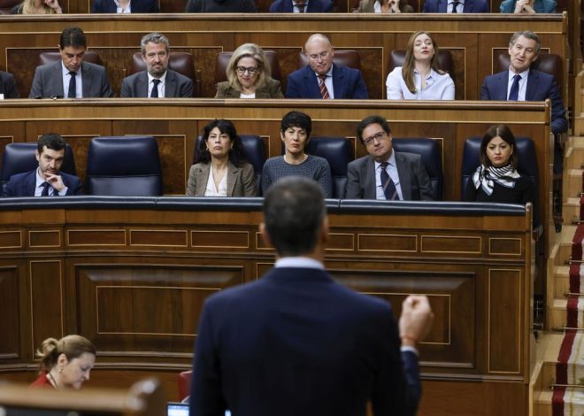 Sánchez y Feijóo se enzarzan en el Congreso por las «mordidas» de Cerdán y las detenciones en Almería