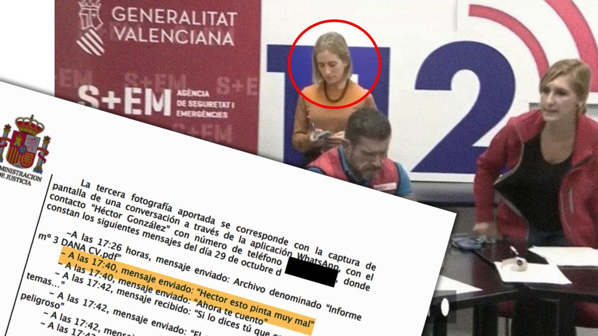 Una participante del Cecopi de la dana alertó dos horas y media antes del Es-Alert: «Esto pinta muy mal, es peligroso»