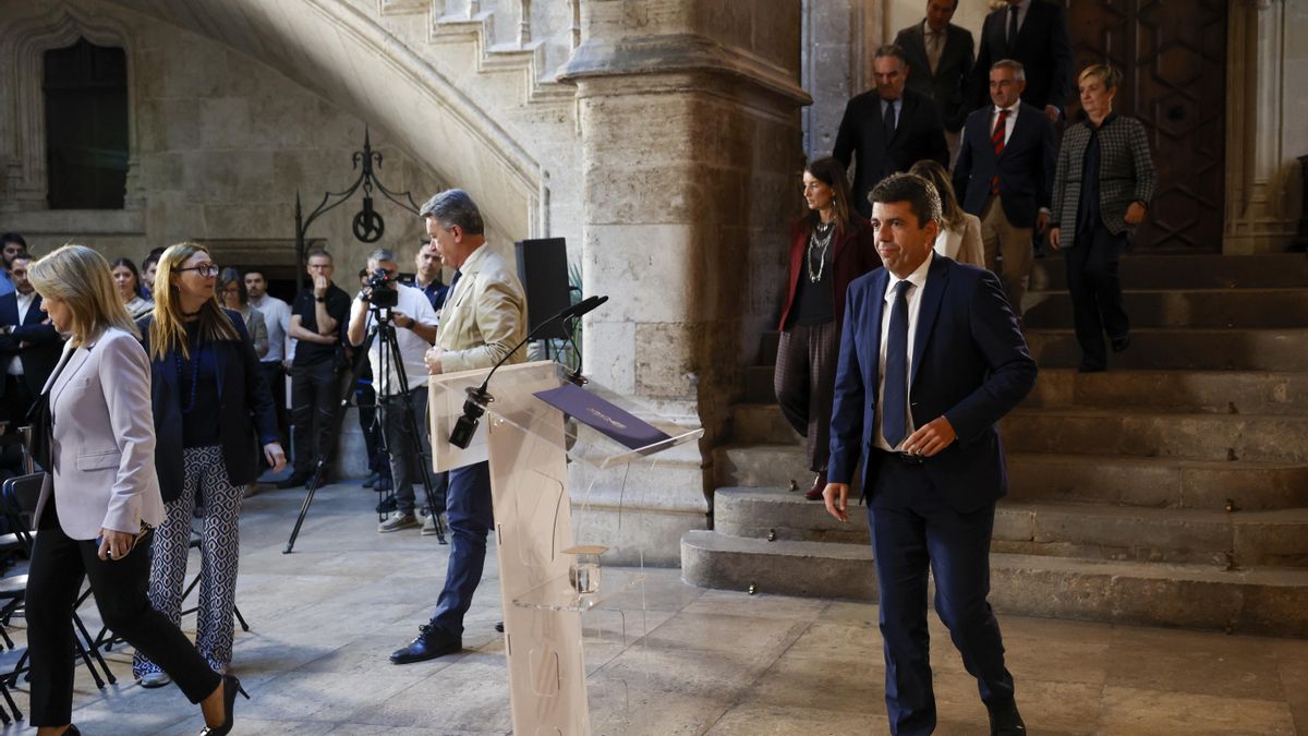 Los escenarios abiertos tras la marcha de Carlos Mazón: todos los caminos pasan por Vox