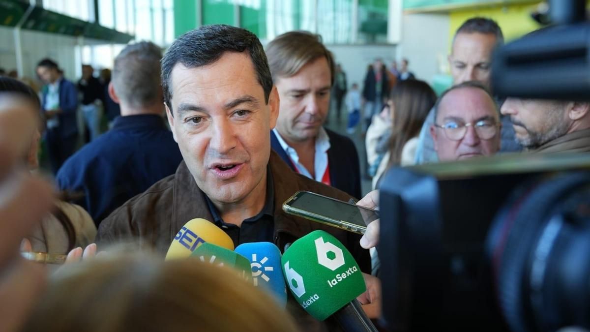 Moreno afirma “desconocer la causa” de la detención del presidente de la Diputación de Almería por el ‘caso mascarillas’