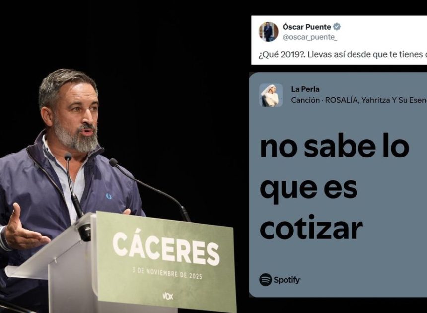 Puente utiliza una canción de Rosalía para cargar contra Abascal: «No sabe lo que es cotizar»