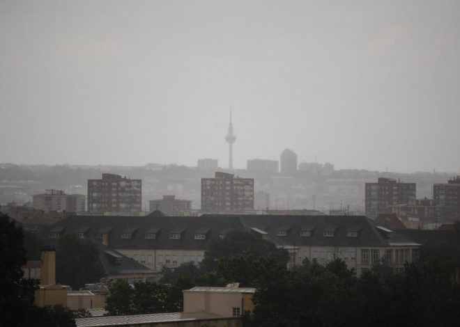Las lluvias y las tormentas regresan en la Comunidad de Madrid este viernes