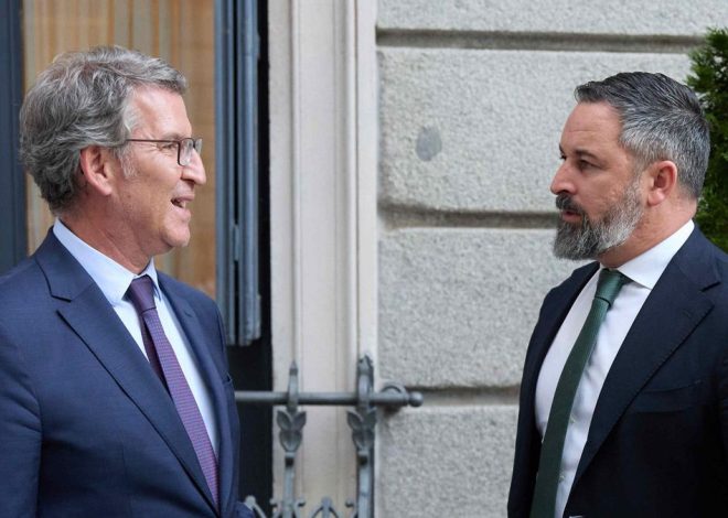 Feijóo y Abascal hablan por teléfono pero evitan abordar nombres para sustituir a Mazón