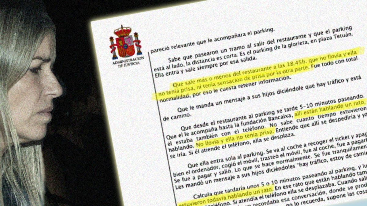 El paseo «sin prisa» y «charlando» de Mazón y Vilaplana hacia el parking tras la comida en El Ventorro en plena dana