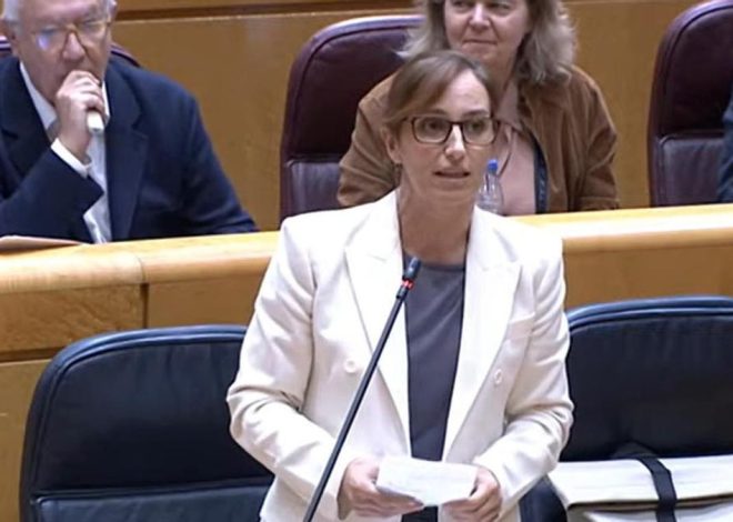 Javier Arenas, pillado fumando un vapeador en el Senado detrás de la ministra de Sanidad