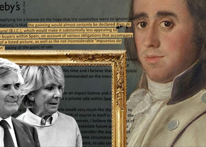 Un juez condena al marido de Esperanza Aguirre a pagar 853.000 euros a su hermano por el cuadro de Goya