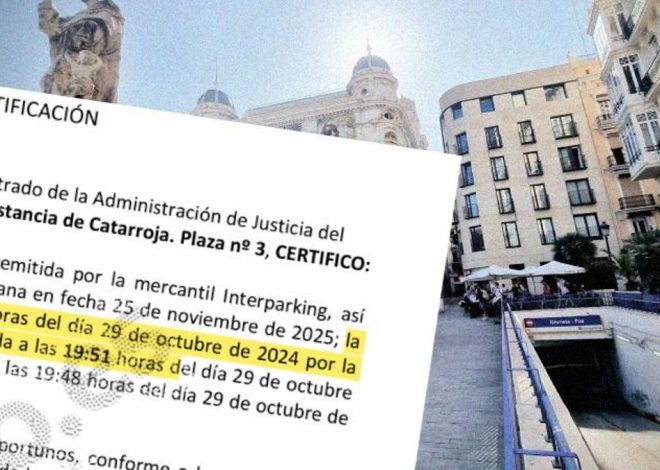 El juzgado de la dana certifica que el coche de Vilaplana entró a las 14.38 en el parking y salió a las 19.51 tras El Ventorro
