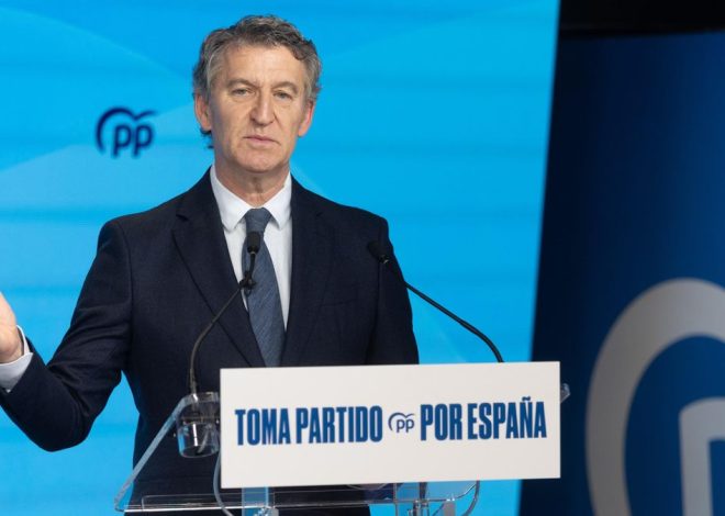 Feijóo convoca una manifestación contra Pedro Sánchez tras el encarcelamiento de Ábalos