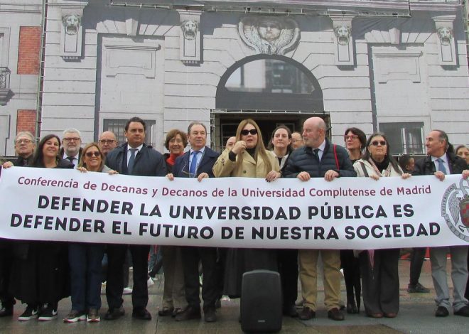 Los decanos de la Complutense exigen a Ayuso fondos para la educación pública: «Necesitamos una financiación realista»