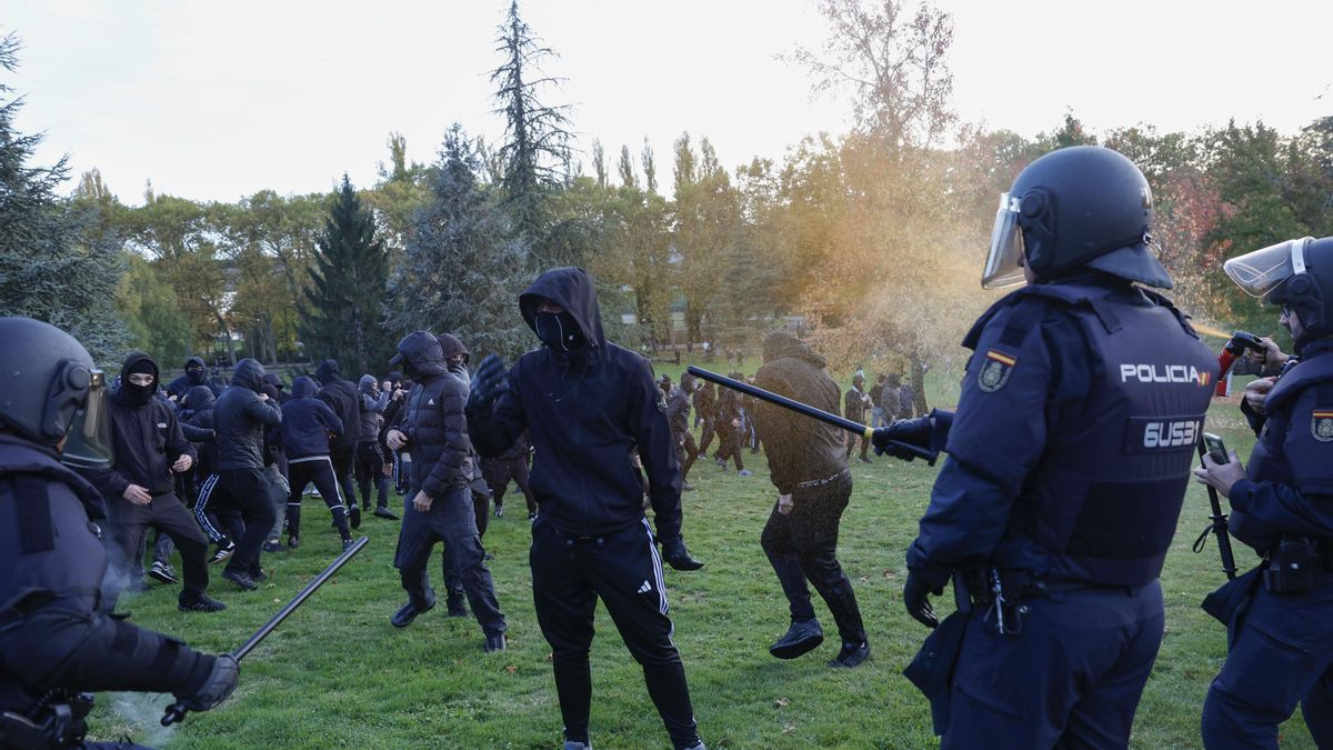Cuatro detenidos por los disturbios en Pamplona tras el acto fallido de Vito Quiles