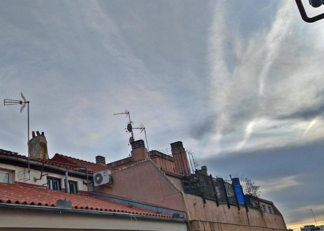 Subida de temperaturas y rachas fuertes de viento en Madrid antes de la llegada de las lluvias