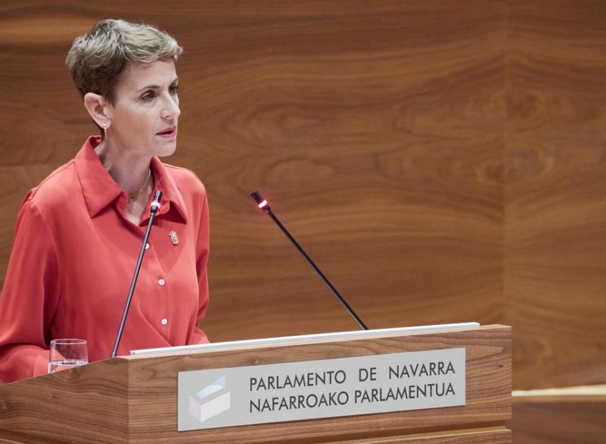 Chivite afirma que el informe de la UCO «en nada señala» al Gobierno de Navarra