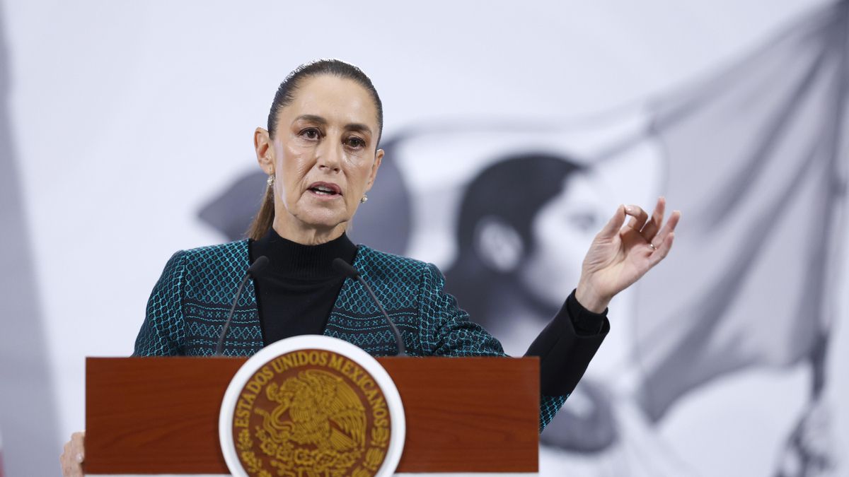 Un hombre acosa a la presidenta de México durante un recorrido a pie por la capital