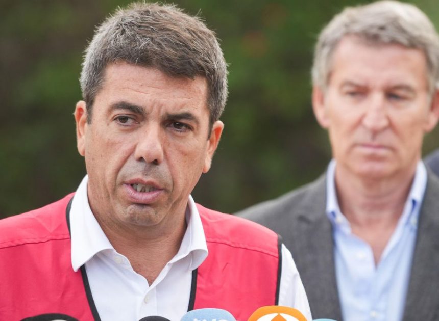 Feijóo y Mazón hablarán este domingo en medio de los rumores sobre la continuidad del president