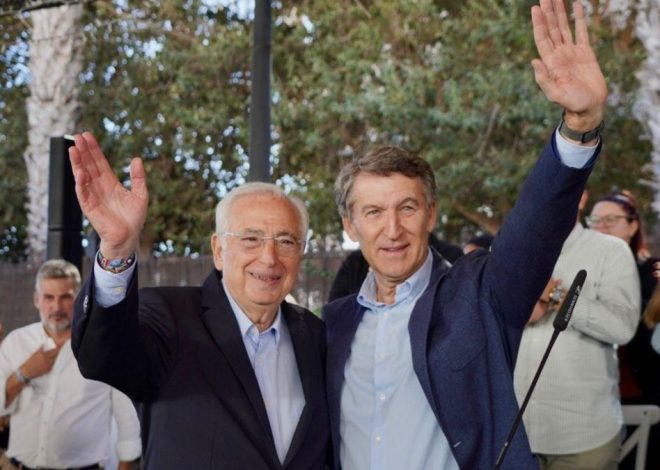 Feijóo, al presidente de Melilla: «No sé lo que te da tu familia ni tu mujer, pero cada día estás mejor»