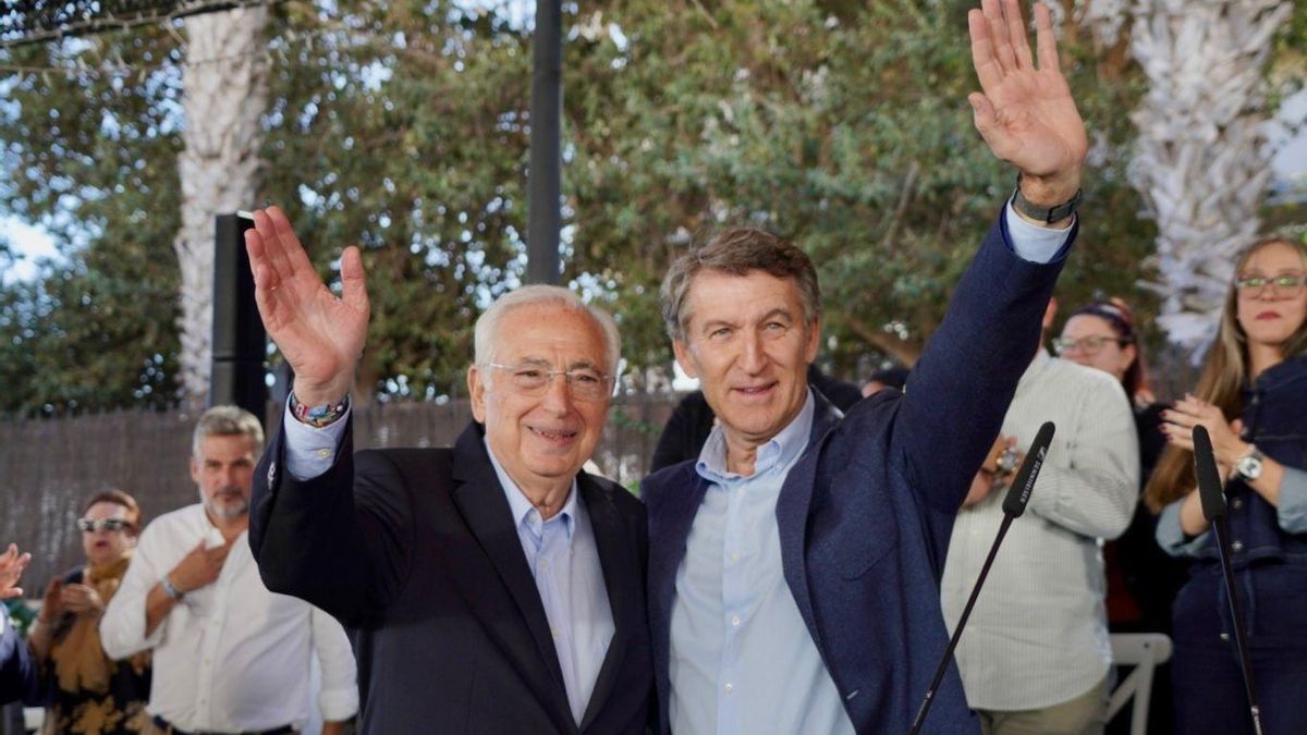 Feijóo, al presidente de Melilla: «No sé lo que te da tu familia ni tu mujer, pero cada día estás mejor»