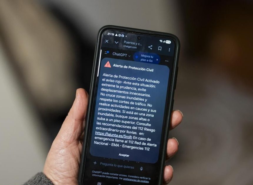 La Aemet activa la alerta roja en Málaga por lluvias y tormentas por el temporal