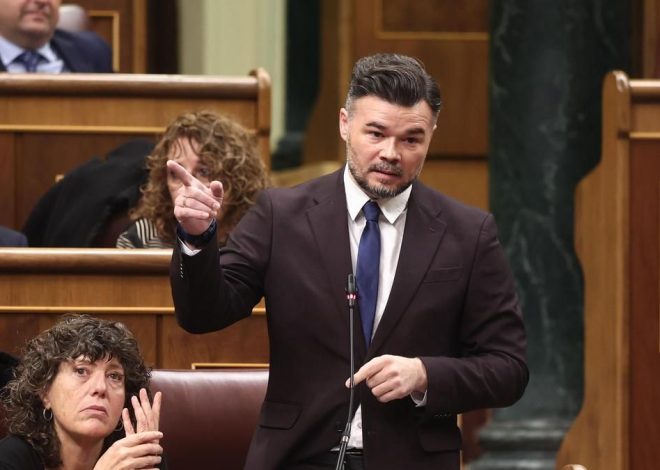 Rufián pide una reunión a Sánchez: «Queremos que nos explique qué piensa hacer para regenerar su partido y su Gobierno»
