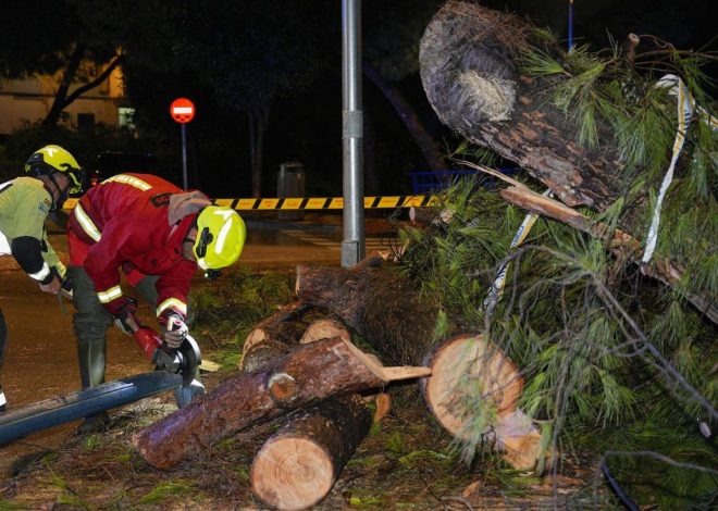 Continúan los avisos naranjas por el temporal en Andalucía y Málaga registra inundaciones por las fuertes lluvias