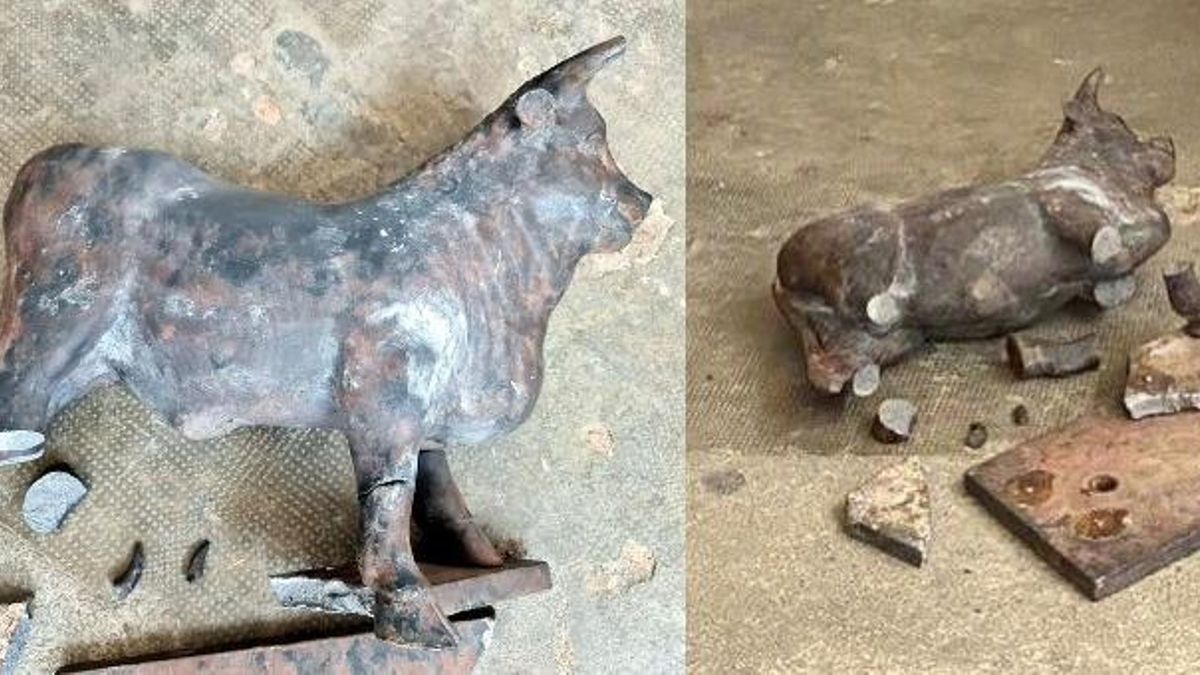 El Torico de Teruel: seis meses después de su restauración sigue sin fecha prevista para exponerlo en el Museo Provincial