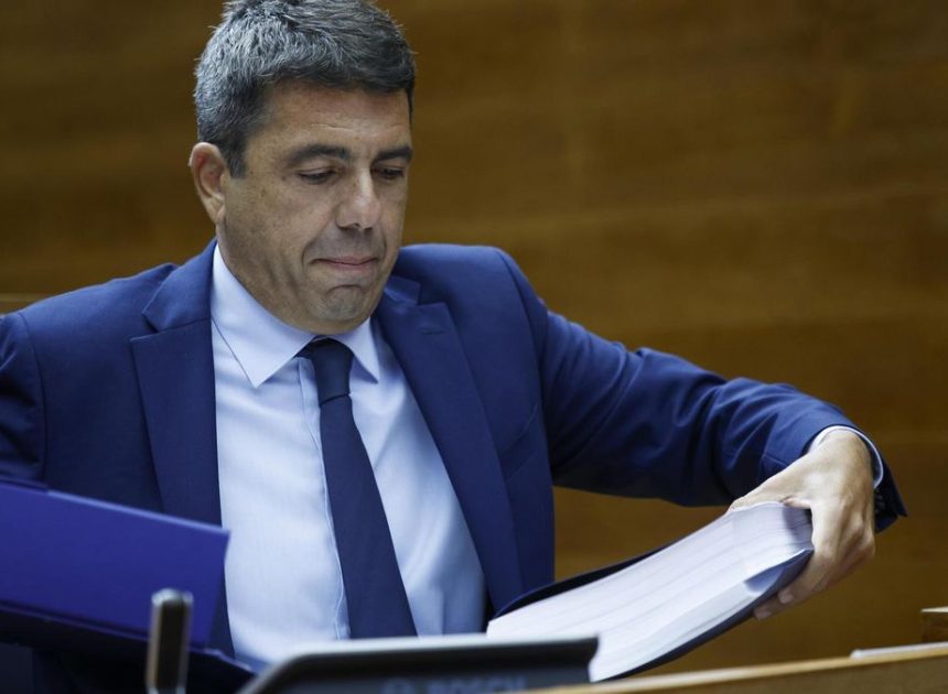 El PP premia a Mazón con una portavocía en las Corts que supone 600 euros extra al mes