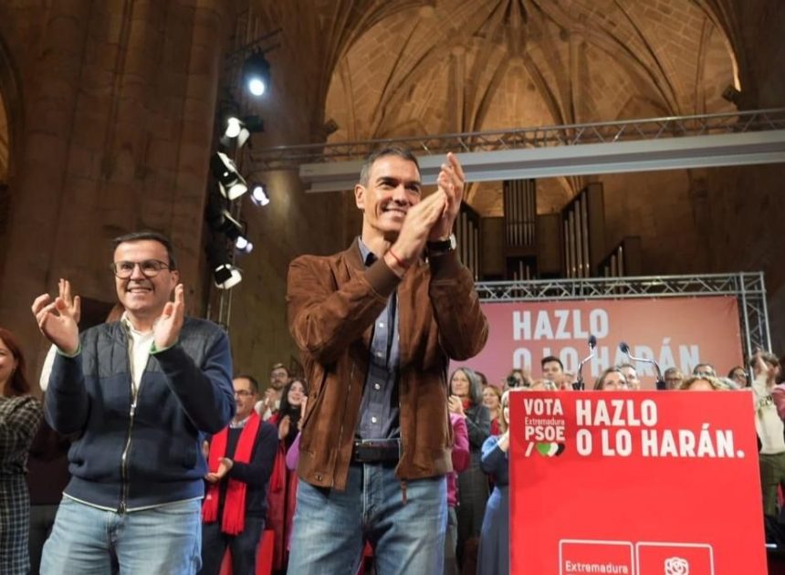 Sánchez defiende el voto al PSOE pese a sus «errores» frente a la «involución»: «A los españoles les renta este gobierno»