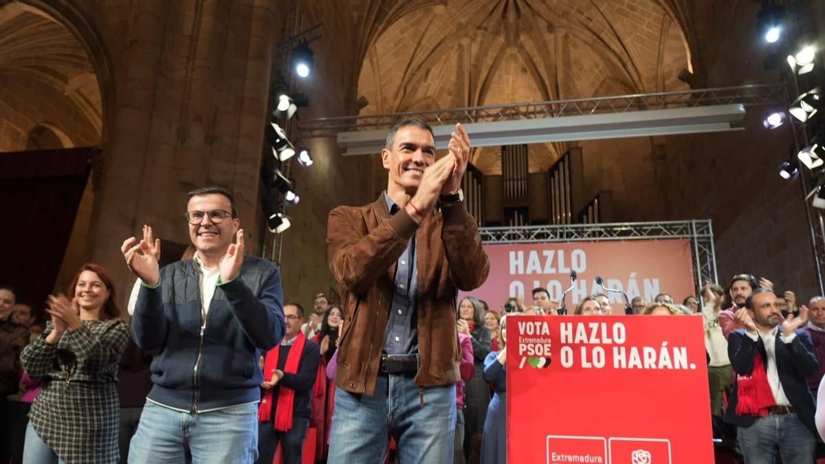 Sánchez defiende el voto al PSOE pese a sus «errores» frente a la «involución»: «A los españoles les renta este gobierno»