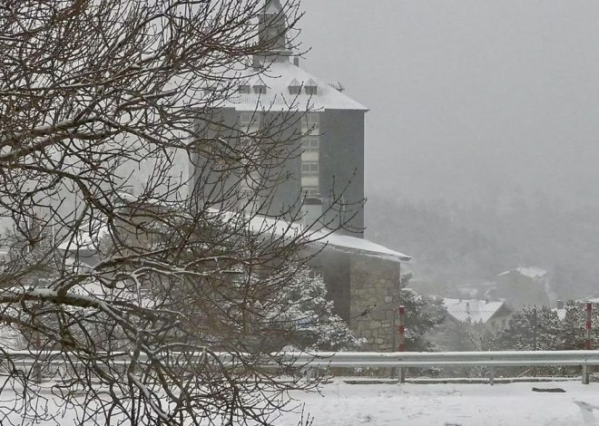 Martes de invierno en la Comunidad de Madrid con la llegada de nieve y lluvia