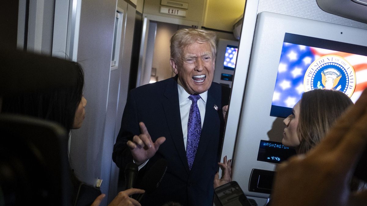 Trump se revuelve cuando se le pregunta por su salud: «No tengo ni idea de qué parte del cuerpo fue la resonancia, pero de la cabeza no fue»