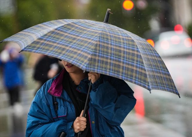 La borrasca Emilia seguirá descargando este lunes con seis comunidades con avisos por lluvias
