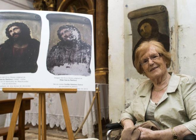 Fallece Cecilia Giménez, la borjana que inmortalizó el ‘Ecce Homo’